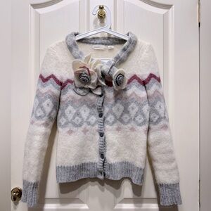 Anthropologie Sleeping on Snow Wool Sweater